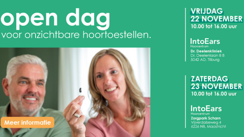 Open dag in-het-oor hoortoestellen bij Oogvoororen.nl en IntoEars