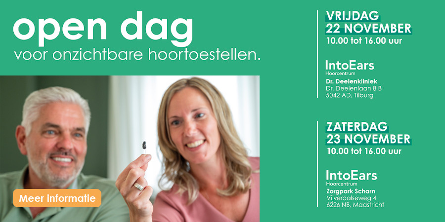 Open dag in-het-oor hoortoestellen bij Oogvoororen.nl en IntoEars